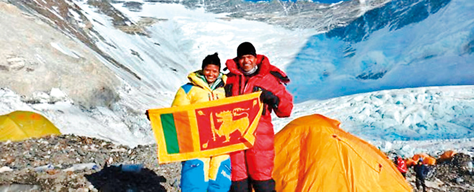 Jayanthi makes history  on Everest peak