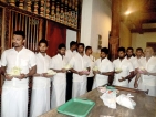 Lankan cricket at Dalada Maligawa