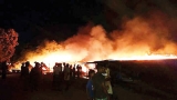 Kilinochchi market complex gone in blazing inferno