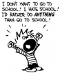 It’s a school day: Oh no!