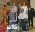 German dis-ability activistJANISwithout limbs, visits Sri Lanka