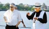 Sail Lanka Charter hosts Ranil and  wife on board latest luxury catamaran