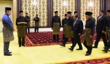 A.J.M. Muzammil presents credentials to the King of Malaysia