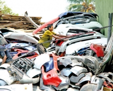 Dumping  ground for old, imported vehicles