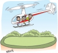 COPTER FARE, PEANUTS?