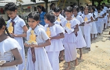 Buddha statue  donation programme