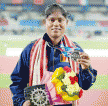 Nadeesha dazzles, bags first medal