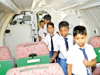 Jaffna SF HQ, SLAF host students at Palaly