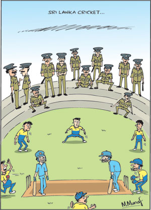 Pol Corr cartoon in sri lankan news