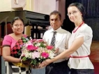 Suneetha   felicitated by Russian Centre