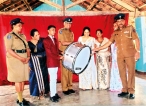 Gampaha Police gift Drum to Ambaraluwa MMV