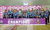 Madushanka’s hat-trick on debut seals title for Sri Lanka