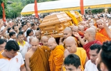 Cremation of the Sambodhi Viharaya Chief Incumbent
