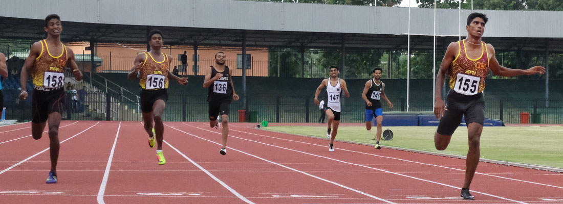 Lankan trio in stunning clean sweep of men’s 400m sprint