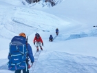 Second rotation climb – through the treacherous Khumbu Ice Fall