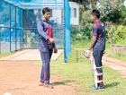 A cricketer with a  future already cutout