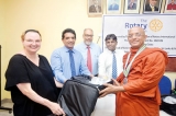 Rotary Club of Colombo Mid Town donates life-saving equipment to NHSL