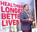 AIA encourages people  to live a healthy lifestyle