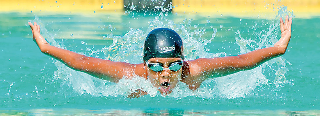 Wesley’s swimming  sensation — Adeetha