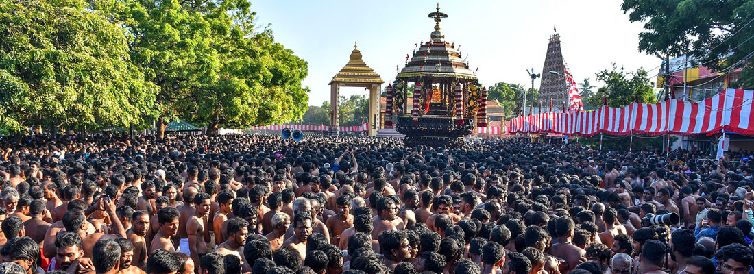 Sea of devotees