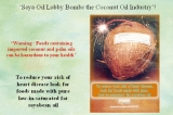 Is coconut oil poison?