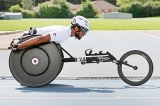 Lankan-born Dillon LaBrooy (21) is a champion  wheelchair athlete in the UK