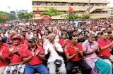 Democracy lovers join UNP demonstrators, JVP hits out at both leading parties