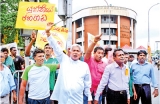 Pro-democracy demo at Borella