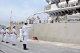 Big power vessels in Colombo port: Christmas rendezvous with Sri Lanka Navy