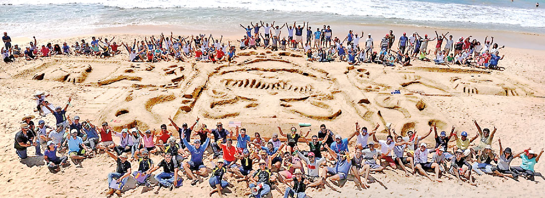 Fortude and Sandbox create Sri Lanka’s largest sand sculpture
