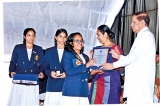 Amaya Sithumini felicitated by President Maithripala Sirisena