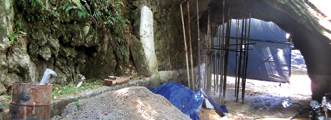 Historic Kadugannawa tunnel under restoration