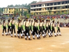 Cadet Parade at Walasmulla National School