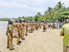 Unauthorised beach constructions torn down