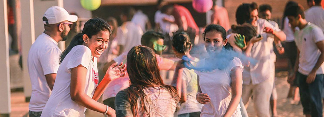 ANC Students Celebrate the Holi Festival of Colour