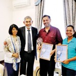 Ranga Bandaranayake and Nishadi met with Ambassador of Sri Lanka, Dr. Dayan Jayatilleka and Sanja Jayatilleka at the Embassy of Sri Lanka in Moscow.