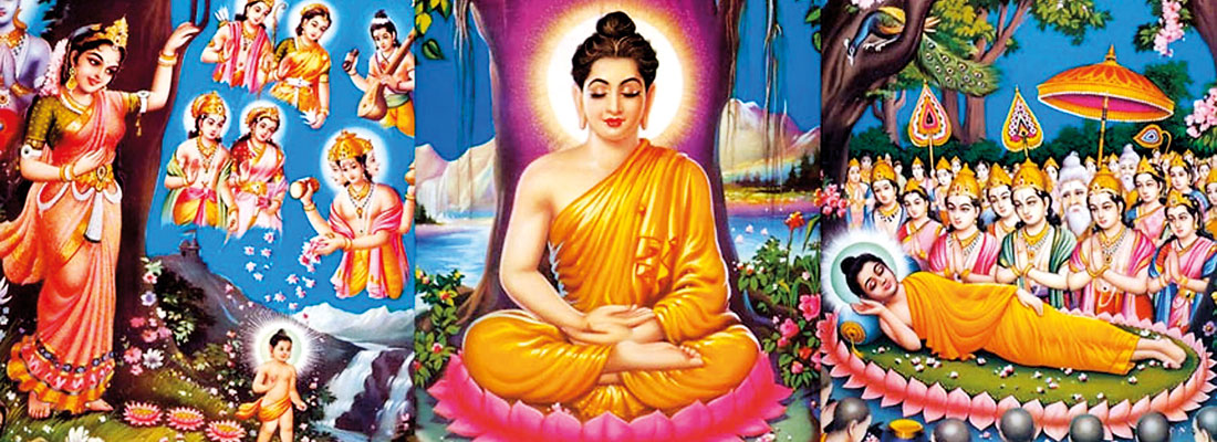 The Birth, the Enlightenment and Nirvana of Gautama the Buddha