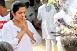 Tight security and deep devotion on Vesak