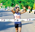 Isuru and  Gayani clinch race walking titles