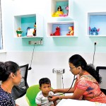 Consultation room with a children-friendly look
