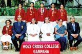 Holy Cross Gampaha wins District Shuttle Championship
