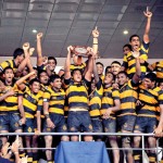 Royal College regained the Bradby Shield in its 75th annual encounter beating Trinity College by an aggregate of 47 points to 41 after both legs