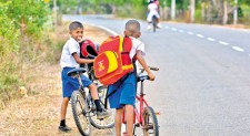 Eco-friendly transport to school