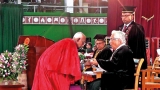 Emeritus Prof Mahasara Gunaratne conferred Honorary Doctorate