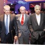 Professor John Wood - Chair of UTS Insearch Sri Lanka, His Excellency Mr. David Holly - Australia's High Commissioner to Sri Lanka, Mr. Ranil Shriyan Wickremesinghe - The Prime Minister of Sri Lanka;