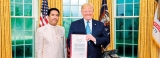 Amid political storm over SOFA, Rodney presents credentials to Donald