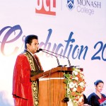 CEO, UCL Mr. Gihan Silva, Addressing the Graduation gathering