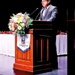 Mr. Lakshan Madurasinghe who is the Head of Public Relations & Communications at Coca-Cola Beverages Sri Lanka  who was the chief guest addressing the gathering.
