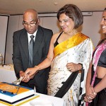 Dr. Mohan Kumaratne with family members