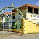 Front view of Vembadi Girls’ High School, Jaffna